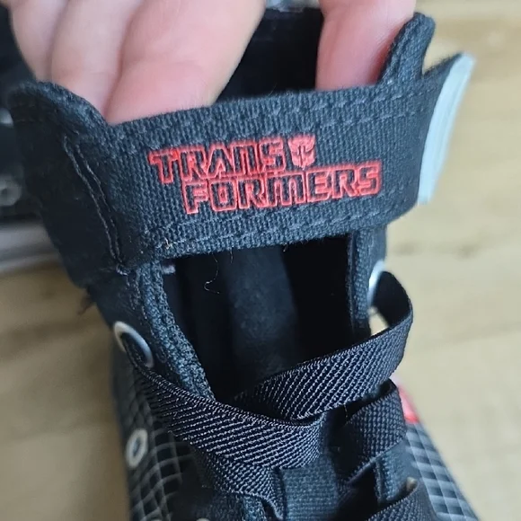 Converse Limited Edition Transformers Black High-Tops All Star Sneakers - Picture 3 of 10